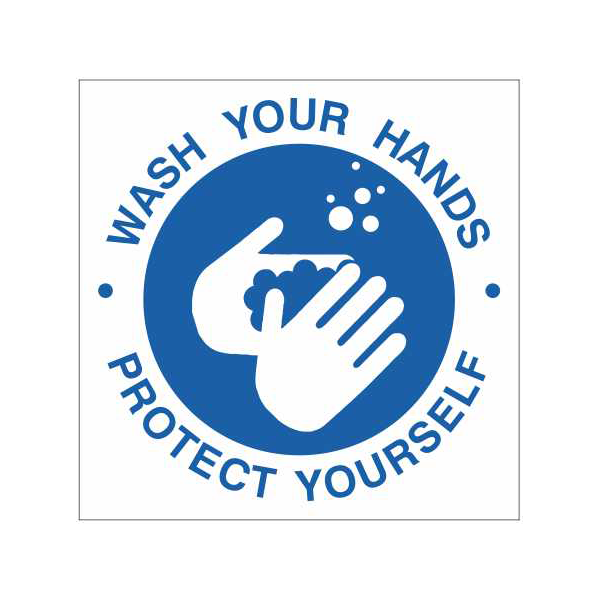 Covid-19 Wash Your Hands Wall Sign