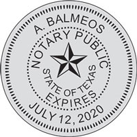 Self-Inking Texas PE Stamp - State Board Approved | Ess